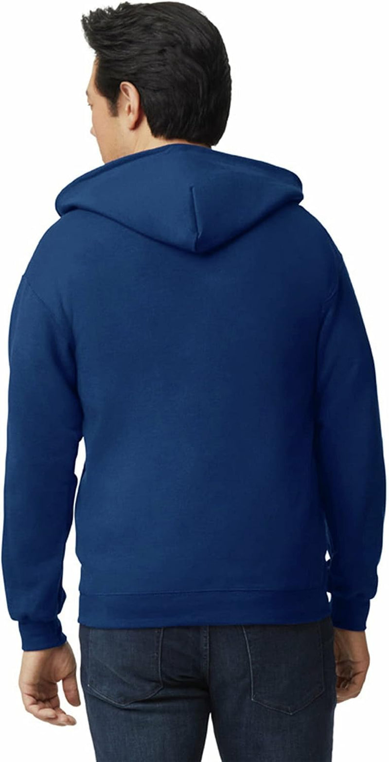 Unisex Adult Fleece Zip Hoodie Sweatshirt, Style G18600, Multipack
