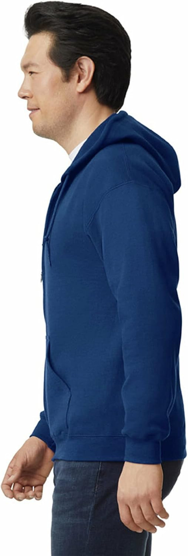 Unisex Adult Fleece Zip Hoodie Sweatshirt, Style G18600, Multipack