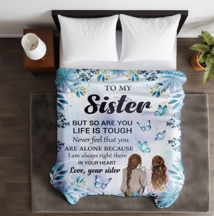 To My Sister FLM Arctic Fleece Blanket 50x60 ACE Creative Corner