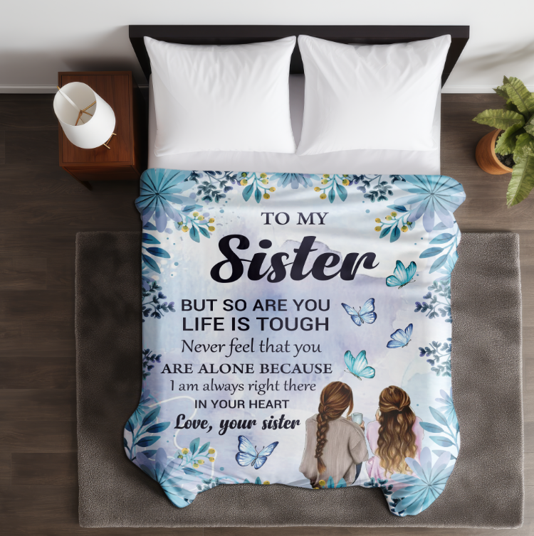 To My Sister FLM Arctic Fleece Blanket 50x60